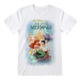 Kurzarm-T-Shirt The Little Mermaid Classic Poster Weiß Unisex