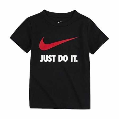 Barn T-shirt med kortärm Nike NKB Swoosh Svart