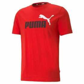 T-shirt med kortärm Herr Puma Essentials+ Röd