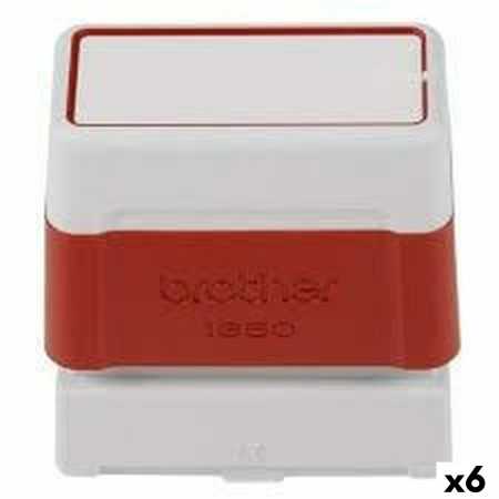 Stamps Brother 18 x 50 mm Red (6 Units)