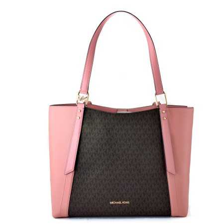 Sac-à-main Femme Michael Kors ARLO Rose 26 x 29 x 14 cm