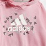 Baby's Tracksuit Adidas Badge of Sport Pink Grey