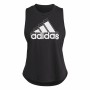 Maillot de Corps sans Manches pour Femme Adidas Logo Graphic Racerback Noir