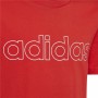 T shirt à manches courtes Enfant Adidas Essentials Rouge