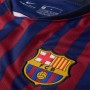 Kurzarm Fußballshirt für Kinder Nike FC Barcelona 18/19 Local