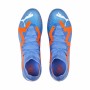 Chaussures de Football pour Adultes Puma Future Match Fg/Ag Glimmer Bleu Orange Femme