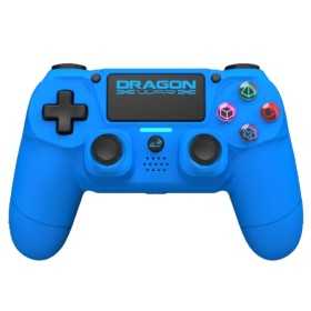 Wireless Gaming Controller Dragon War Shock 4 Blue Bluetooth