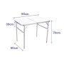 Table Piable Marbueno 90 x 39/70 x 60 cm