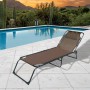 Sun-lounger Marbueno Foldable 190 x 27 x 58 cm