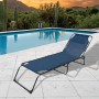 Sun-lounger Marbueno Foldable 190 x 27 x 58 cm