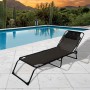 Sun-lounger Marbueno Foldable 190 x 27 x 58 cm