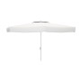 Sunshade Marbueno White Polyester Aluminium Ø 300 cm