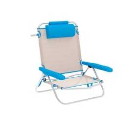 Folding Chair Marbueno Blue Beige 61 x 82 x 68 cm