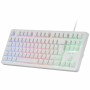 Keyboard and Mouse Mars Gaming Spanish Qwerty White