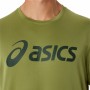 Herren Kurzarm-T-Shirt Asics Core Top Militärgrün