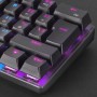 Tastatur Mars Gaming MK60BRES Schwarz Qwerty Spanisch