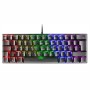 Tastatur Mars Gaming MK60BRES Schwarz Qwerty Spanisch