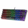 Tastatur Mars Gaming MK60BRES Schwarz Qwerty Spanisch