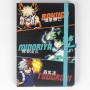 Brevpapper Set My Hero Academia 2 Delar Svart Orange