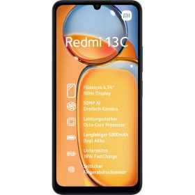 Smartphone Xiaomi REDMI 13C ARM Cortex-A55 MediaTek Helio G85 6 GB RAM 128 GB Black