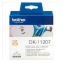 Etiquettes pour Imprimante Brother DK-11207 CD/DVD ø 58 mm Noir/Blanc