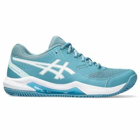 Chaussures de Tennis pour Femmes Asics Gel-Dedicate 8 Clay Bleu clair