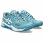 Chaussures de Tennis pour Femmes Asics Gel-Dedicate 8 Clay Bleu clair