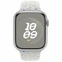 Montre intelligente Apple Watch Nike Sport 45 mm M/L Blanc Argenté