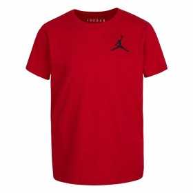 Barn T-shirt med kortärm Nike Jordan Jumpamn Air EMB Röd