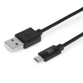 USB-kabel till mikro-USB Maillon Technologique MTBMUB241 Svart 1 m (1 m)
