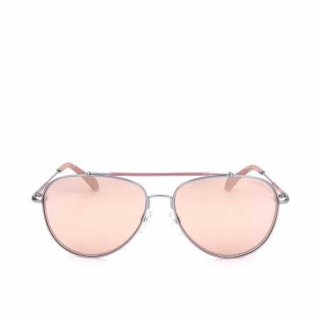 Unisex-Sonnenbrille Calvin Klein CKJ164S Rosa Silberfarben ø 58 mm