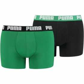 Herren-Boxershorts Puma Basic grün (2 uds)