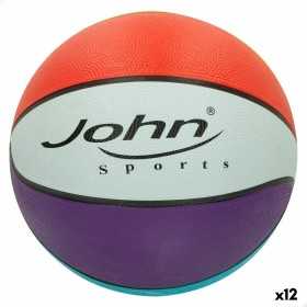 Basketboll John Sports Rainbow 7 Ø 24 cm 12 antal