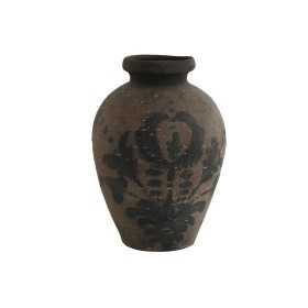 Vase Home ESPRIT Marron Terre cuite Oriental 29 x 29 x 42 cm