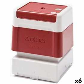 Stamper Brother 40 x 40 mm Red (6 Units)