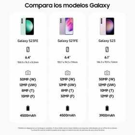 Smartphone Samsung Galaxy S23 FE 8 GB RAM 6,1" Octa Core 256 GB Purple