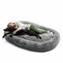 Anti-stress Human Pet Bed Cloft InnovaGoods XXL Grey