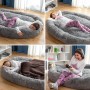 Anti-stress Human Pet Bed Cloft InnovaGoods XXL Grey