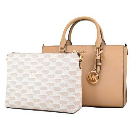 Women's Handbag Michael Kors CHARLOTE Brown 29 x 20 x 12 cm
