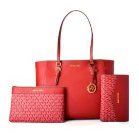 Damen Handtasche Michael Kors CHARLOTTE Rot 34 x 27 x 11 cm