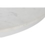 Dining Table Home ESPRIT White Metal Marble 110 x 110 x 76 cm