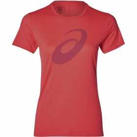 Damen Kurzarm-T-Shirt Asics SS Graphic Rot