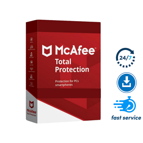 Antivirus McAfee Total Protection - 10 Ans