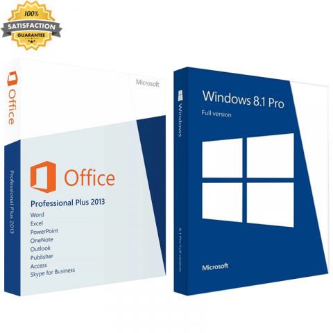 Windows 8.1 Pro + Office 2013 Professional Plus