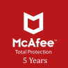 McAfee Total protection 1PC/2PC/3PC/5PC - 5 ANS