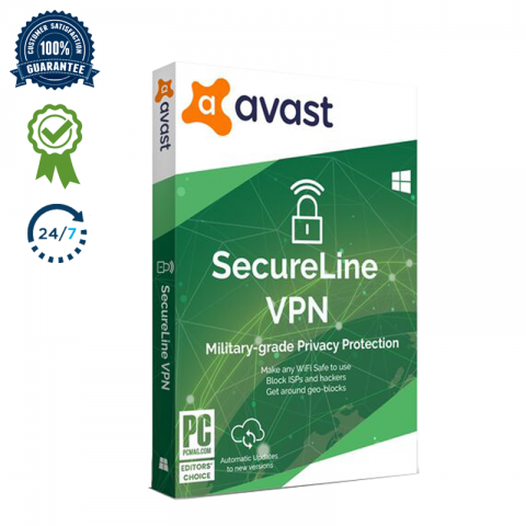 VPN Avast SecureLine (10 PC/ 1,2,3 years / global)