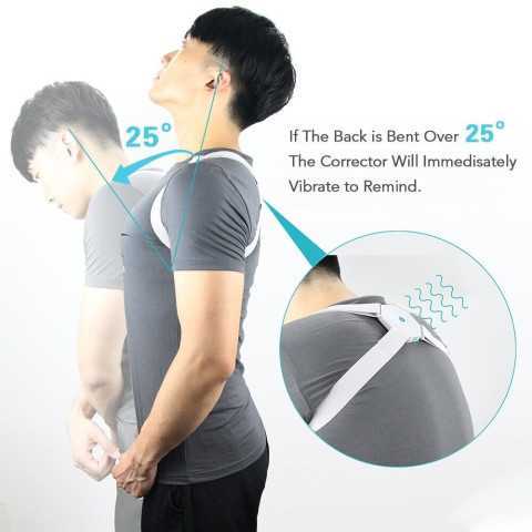 USB posture corrector - Breathable intelligent hump belt