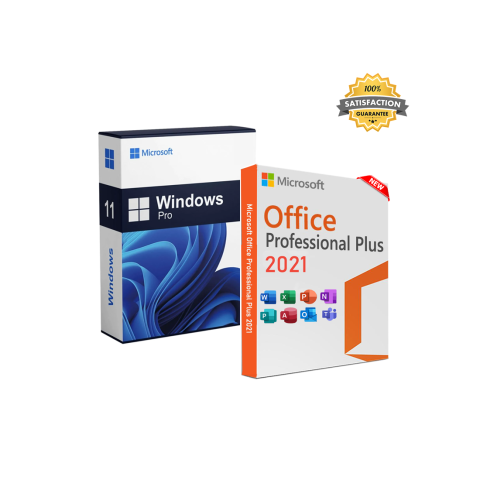 Windows 11 Pro & Office 2021 Pro Plus - 1 dator - Aktivering online